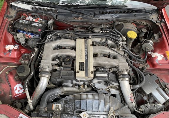 Nissan engine bay